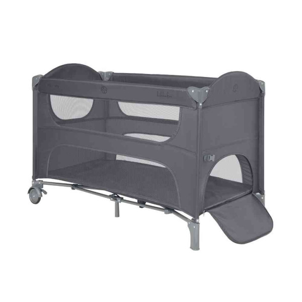 KIKKA BOO PRENOSIVI KREVETAC SA DVA NIVOA MILKY WAY GREY 