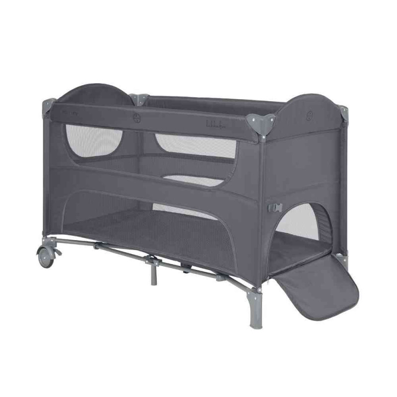 KIKKA BOO PRENOSIVI KREVETAC SA DVA NIVOA MILKY WAY GREY 