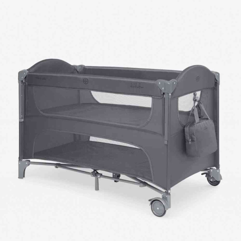 KIKKA BOO PRENOSIVI KREVETAC SA DVA NIVOA MILKY WAY GREY 