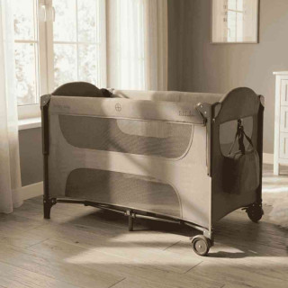 KIKKA BOO PRENOSIVI KREVETAC DVA NIVOA MILKY WAY BEIGE 