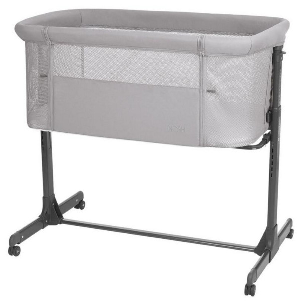 KIKKA BOO KOLEVKA CRIB NOAH LIGHT GREY 