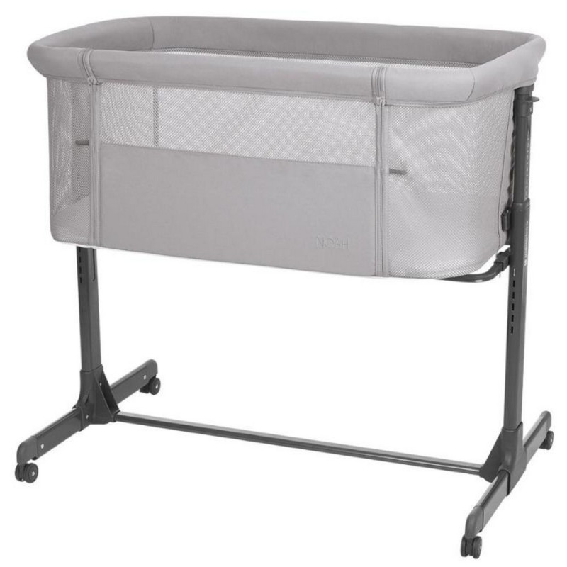 KIKKA BOO KOLEVKA CRIB NOAH LIGHT GREY 