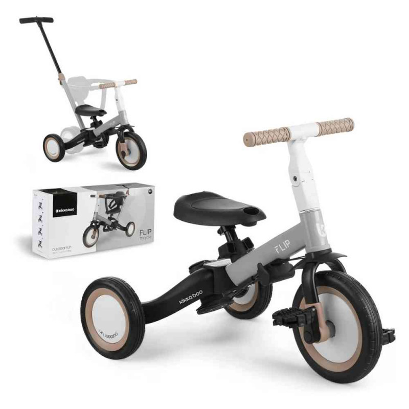 KIKKA BOO TRICIKL 5IN1 FLIP GREY 
