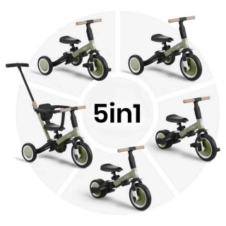 KIKKA BOO TRICIKL 5IN1 FLIP ARMY GREEN 
