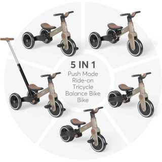 KIKKA BOO TRICIKL 5IN1 FLASH BEIGE 