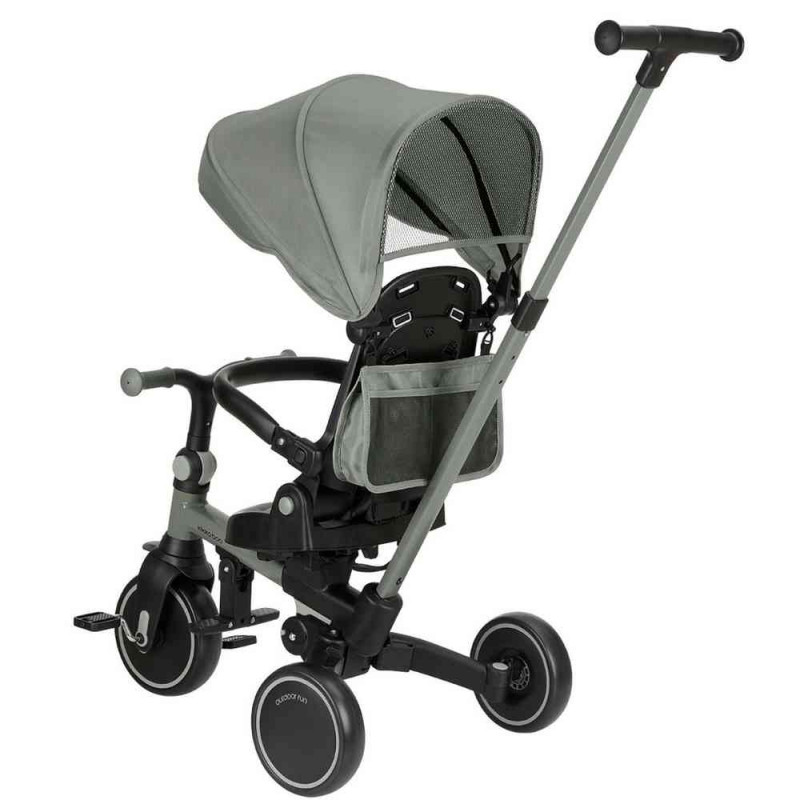 KIKKA BOO TRICIKL 8IN1 ALUMA ARMY GREEN 