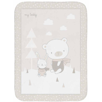 KIKKA BOO CEBE SUPER SOFT MY TEDDY 110X80 CM 