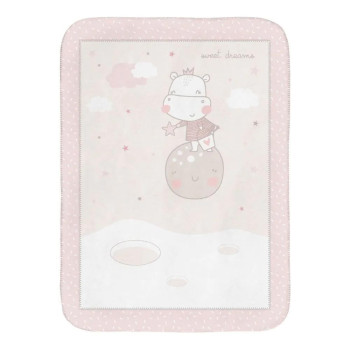 KIKKA BOO CEBE SUPER SOFT HIPPO DREAMS 110X80 CM 