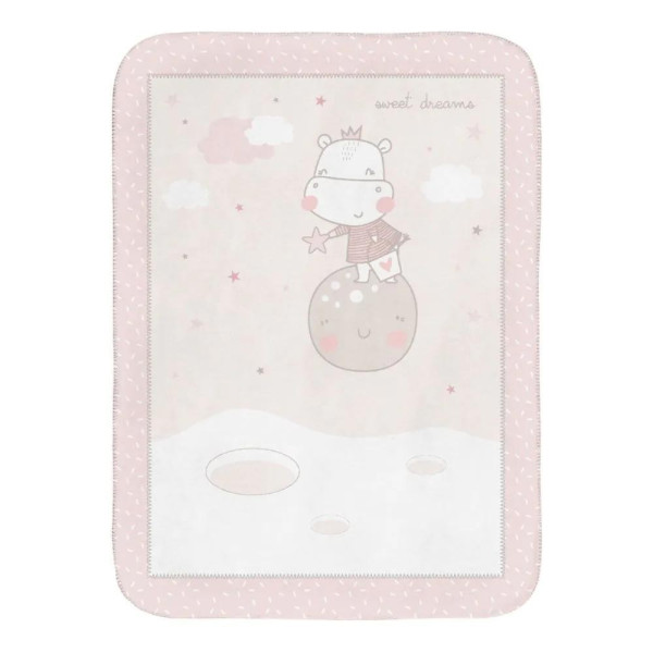 KIKKA BOO CEBE SUPER SOFT HIPPO DREAMS 110X80 CM 