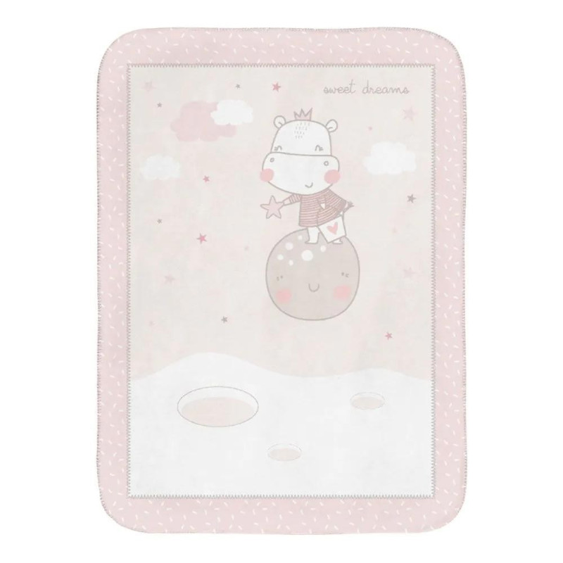 KIKKA BOO CEBE SUPER SOFT HIPPO DREAMS 110X80 CM 