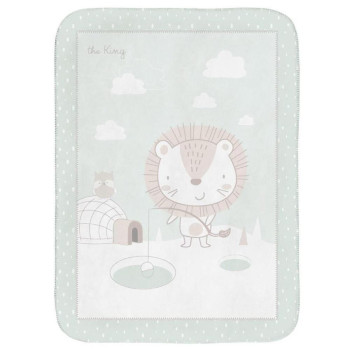 KIKKA BOO CEBE SUPER SOFT JUNGLE KING 110X140 CM 