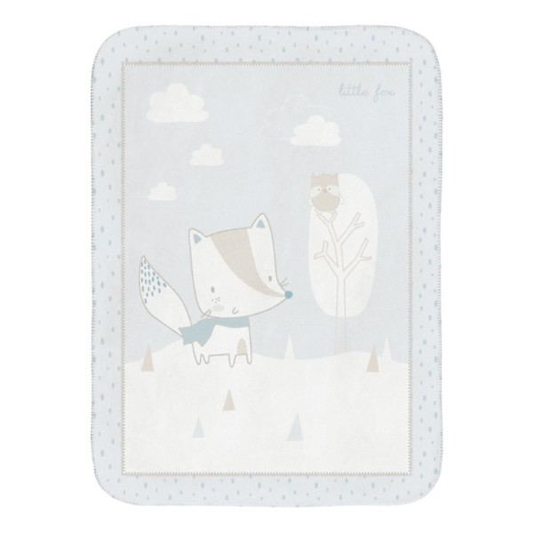 KIKKA BOO CEBE SUPER SOFT LITTLE FOX 80X110 CM 