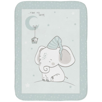 KIKKA BOO CEBE SUPER SOFT ELEPHANT TIME 80X110 CM 
