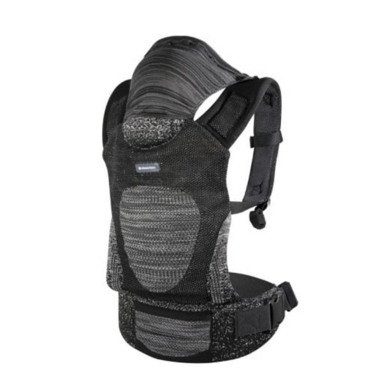 KIKKA BOO NOSILJKA HOODY FLY BLACK 