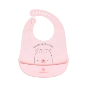 KIKKA BOO SILIKONSKA PORTIKLA BEAR WITH ME PINK