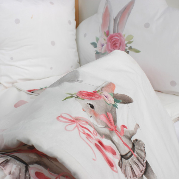 KIDZZ POSTELJINA 10 DELOVA ZEKA ROZE 