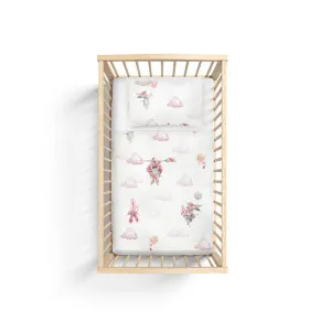 KIDZZ POSTELJINA 3 DELA ZEKA ROZE