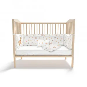 KIDZZ POSTELJINA 6 DELOVA CVETICI