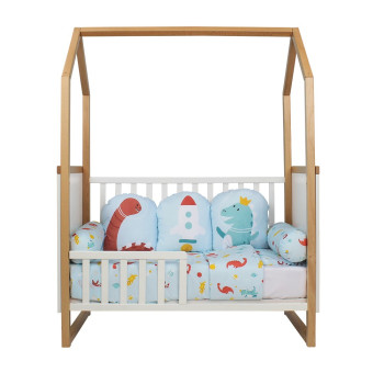 KIDZZ POSTELJINA 10 DELOVA DINO 