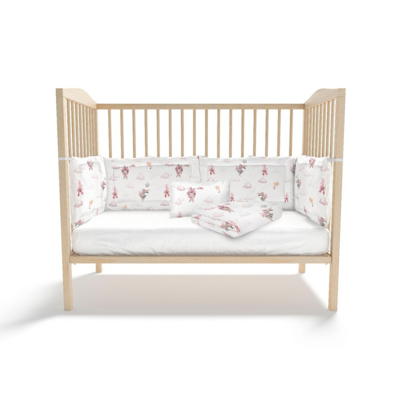 KIDZZ POSTELJINA 6 DELOVA ZEKA ROZE 