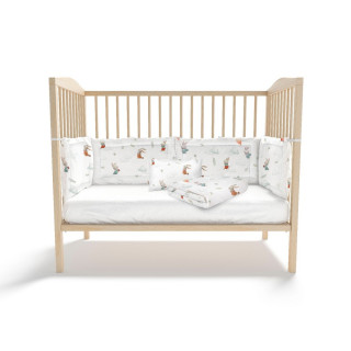 KIDZZ POSTELJINA 6 DELOVA ZEKA MINT 