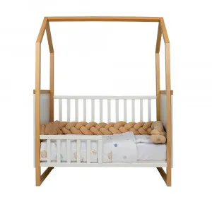 KIDZZ POSTELJINA 4 DELA SA PLETENICOM TUFNE