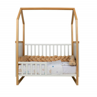 KIDZZ POSTELJINA 4 DELA SA PLETENICOM TUFNE 