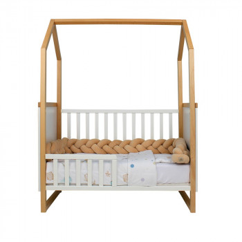 KIDZZ POSTELJINA 4 DELA SA PLETENICOM TUFNE 