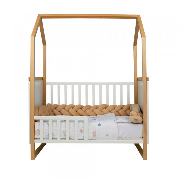 KIDZZ POSTELJINA 4 DELA SA PLETENICOM TUFNE 