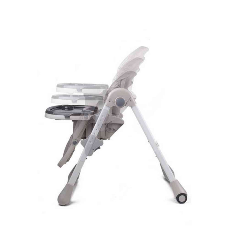 KINDERKRAFT STOLICA ZA HRANJENJE YUMMY GREY 