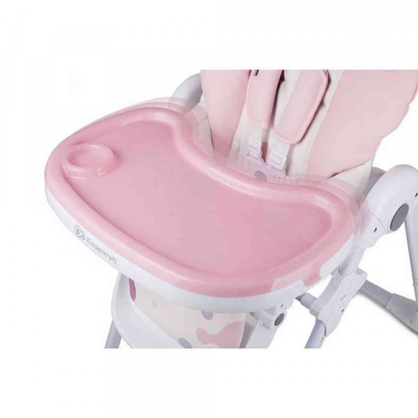 KINDERKRAFT STOLICA ZA HRANJENJE YUMMY PINK 