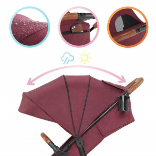KINDERKRAFT KOLICA GRANDE BURGUNDY