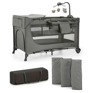 KINDERKRAFT PRENOSIVI KREVETAC JOY 2 DARK GRAY SA DODACIMA 