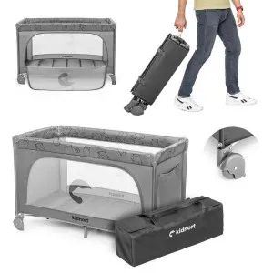 KIDNORT GROTTA PRENOSIVI KREVETAC LIGHT GREY MÉLANGE 
