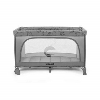 KIDNORT GROTTA PRENOSIVI KREVETAC LIGHT GREY MÉLANGE 