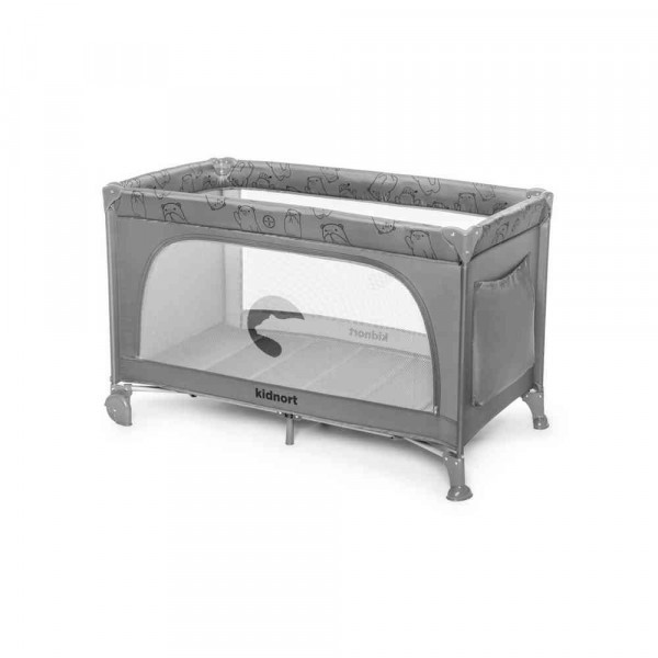 KIDNORT GROTTA PRENOSIVI KREVETAC LIGHT GREY MÉLANGE 