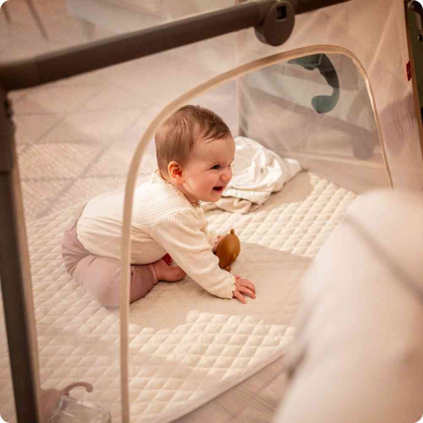 KIDNORT BLEKE 2U1 PRENOSIVI KREVETAC BLACK 