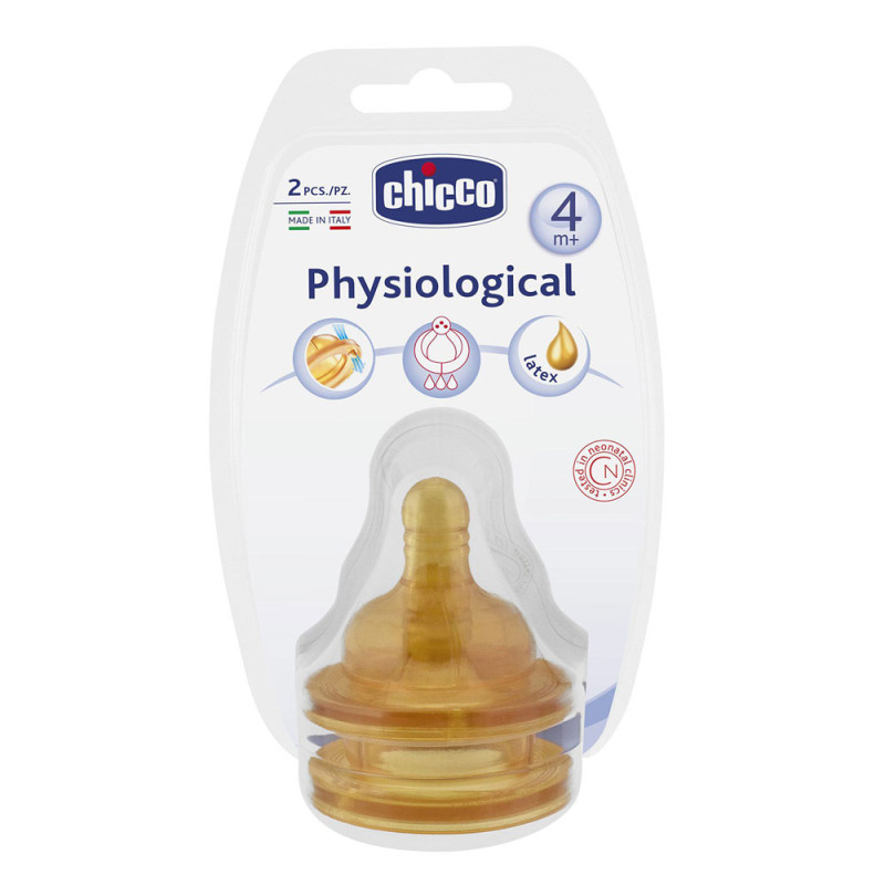 CHICCO CUCLA KAUCUK 4M PLUS BRZI PROTOK 2 KOM