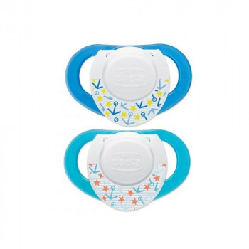 CHICCO VARALICA GIOTTO PHYSIO RING KAUCUK PLAVA 6-12M 2/1 