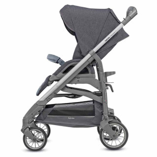 INGLESINA KOLICA ZA BEBE TRILOGY SA JEDNOM RUCKOM,SIVI RAM, VILLAGE DENIM