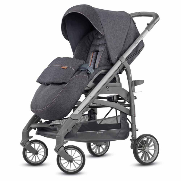 INGLESINA KOLICA ZA BEBE TRILOGY SA JEDNOM RUCKOM,SIVI RAM, VILLAGE DENIM