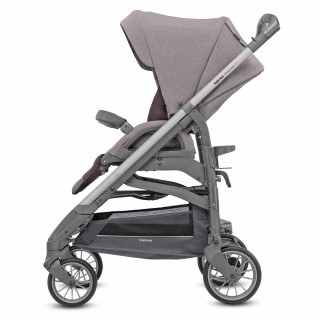 INGLESINA KOLICA  ZA BEBE  TRILOGY SA JEDNOM RUCKOM SIVI RAM,SIDERAL GREY 