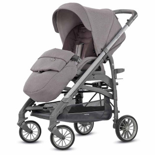 INGLESINA KOLICA  ZA BEBE  TRILOGY SA JEDNOM RUCKOM SIVI RAM,SIDERAL GREY 