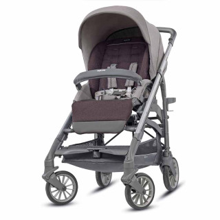 INGLESINA KOLICA  ZA BEBE  TRILOGY SA JEDNOM RUCKOM SIVI RAM,SIDERAL GREY 