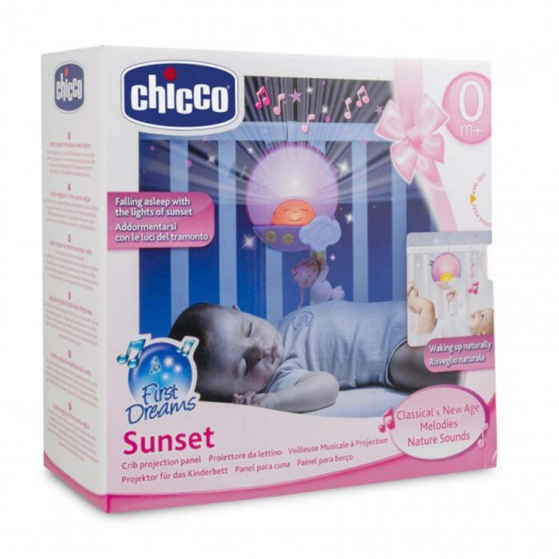 CHICCO MUZICKI PROJEKTOR USPAVANO SUNCE FD ROZE