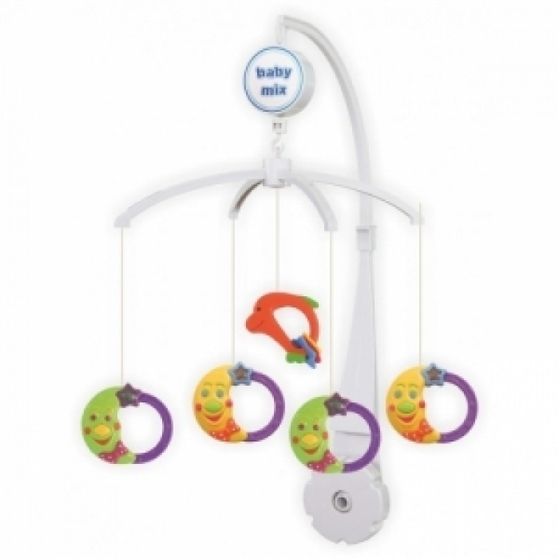 BABY MIX PLASTICNA MUZICKA VRTESKA DELFINI