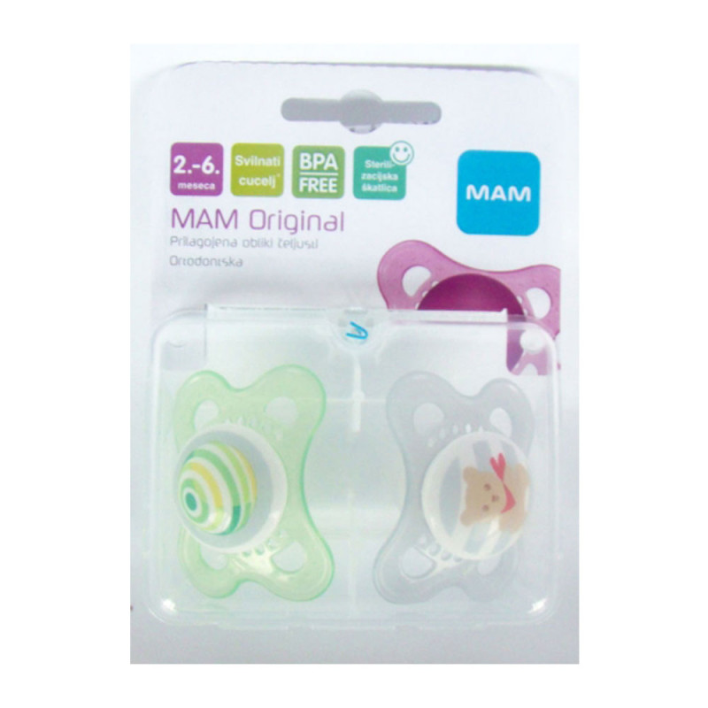 MAM VARALICA SILIKON ORIGINAL 2-6M SILIKON 2/1