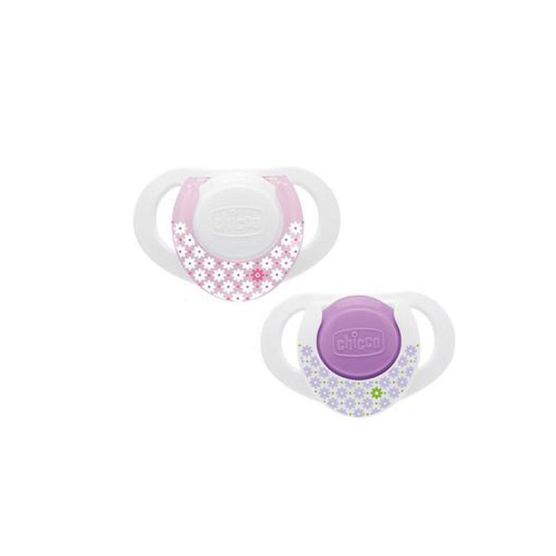 CHICCO LAZA PHYSIORING OD KAUCUKA 12 MPLUS 2 KOM ROZE