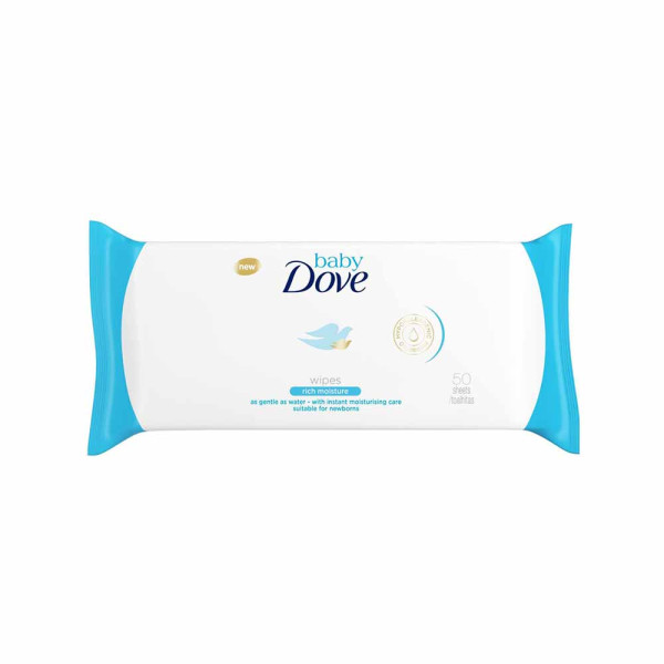 DOVE BABY VLAZNE MARAMICE RICH 50 PCS 