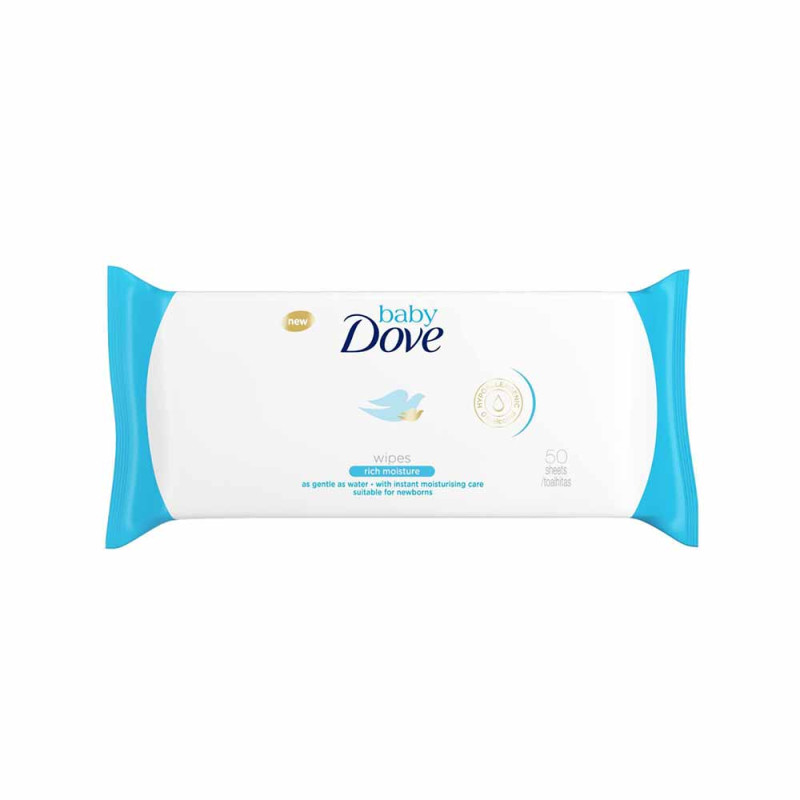DOVE BABY VLAZNE MARAMICE RICH 50 PCS